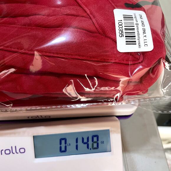 NIKE JORDAN Jumpman Logo Fleece Shorts Men's Small Red Drawstring Std-Fit READ* - Picture 12 of 14